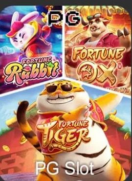PG Slot collection tile featuring Fortune Rabbit, Fortune OX and Fortune Tiger on SlotsPK