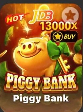 Piggy Bank slot game icon by JDB with 13000x multiplier on SlotsPK