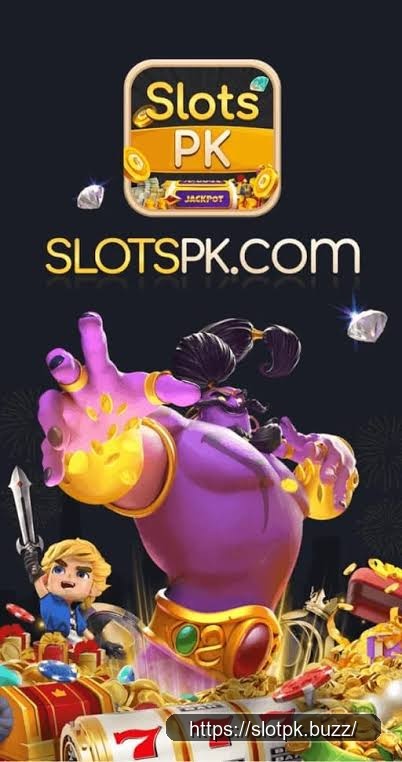 SlotsPK app icon and jackpot slot machine artwork